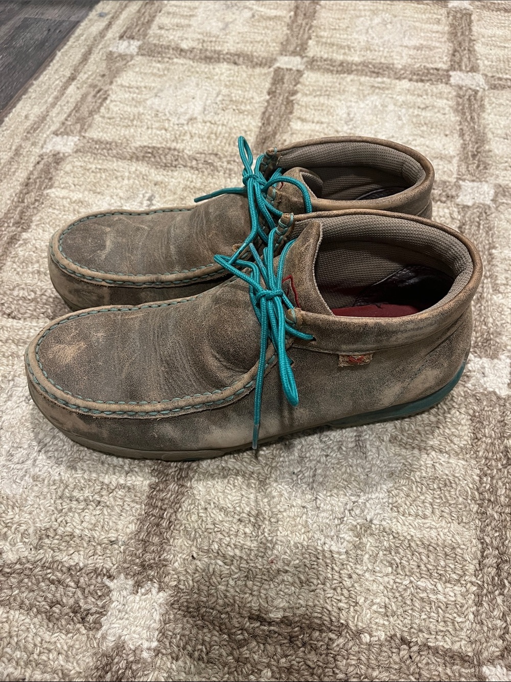 Twisted X Women’s Chukka Safety Toe Driving Moc Shoes